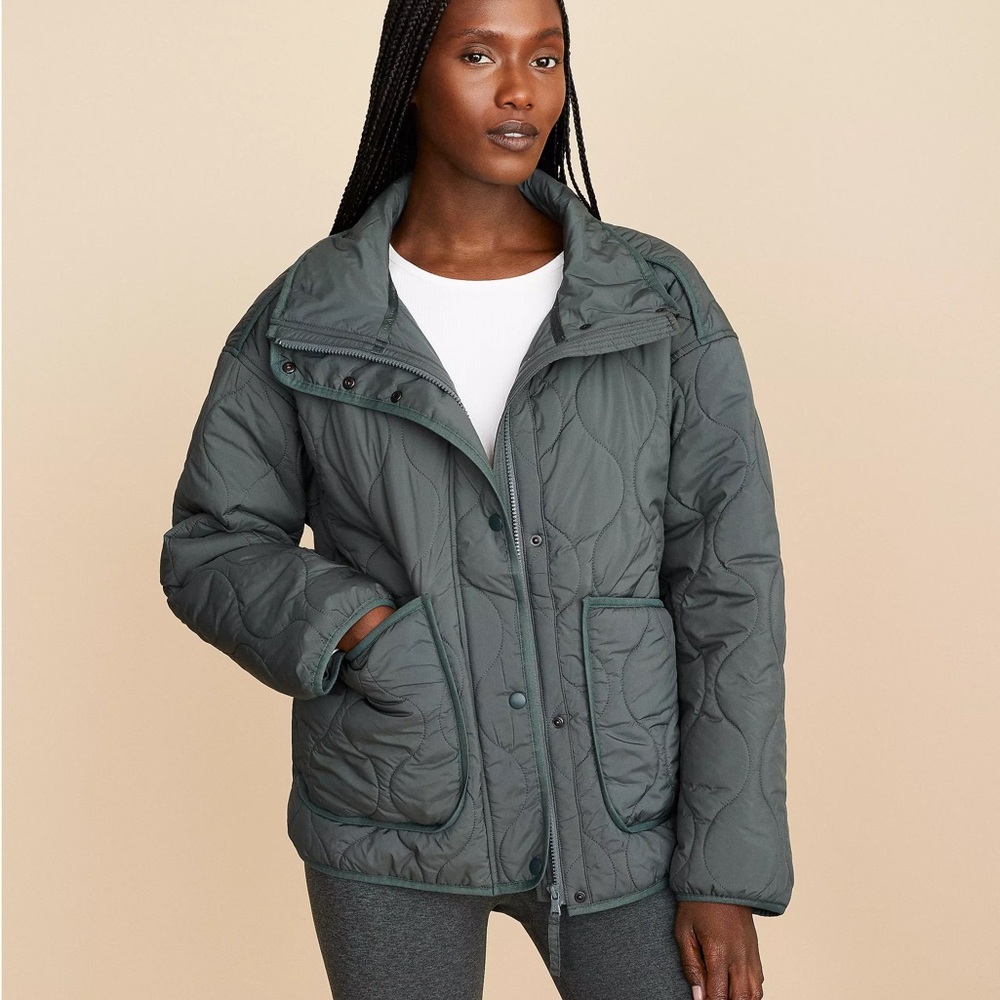 Lou & Grey Quilted Jacket Size XL